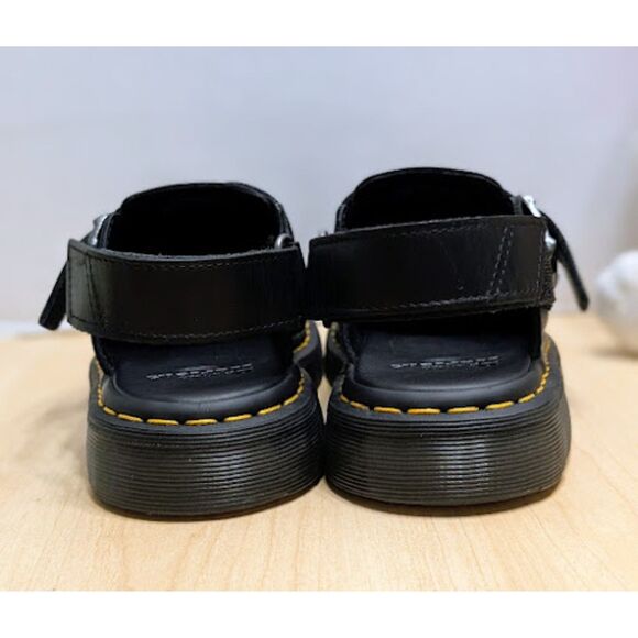 Dr. Martens Jorge II Brando Black Leather Slingback Mules UK 6 Unisex NWOT - Picture 7 of 14
